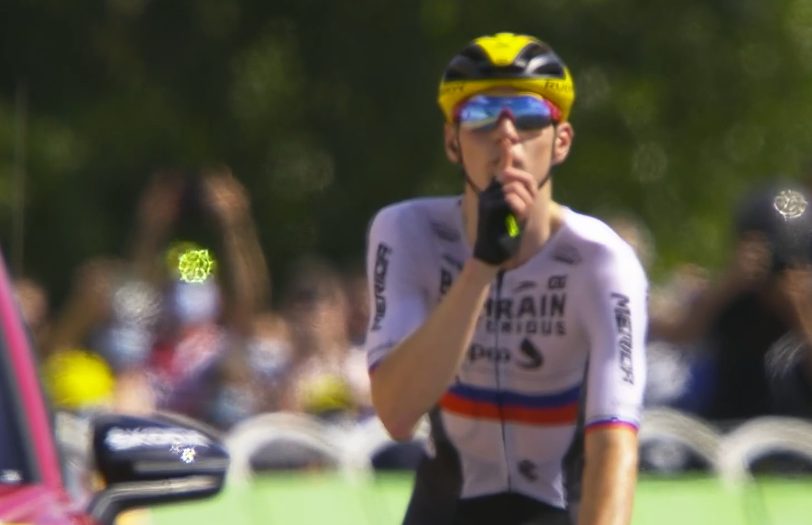 Środek zwiotczający mięśnie u kolarzy startujących w Tour de France