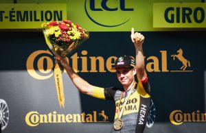 Wout van Aert na podium 20. etapu Tour de France