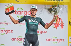 Nils Politt na podium 12. etapu Tour de France 2021