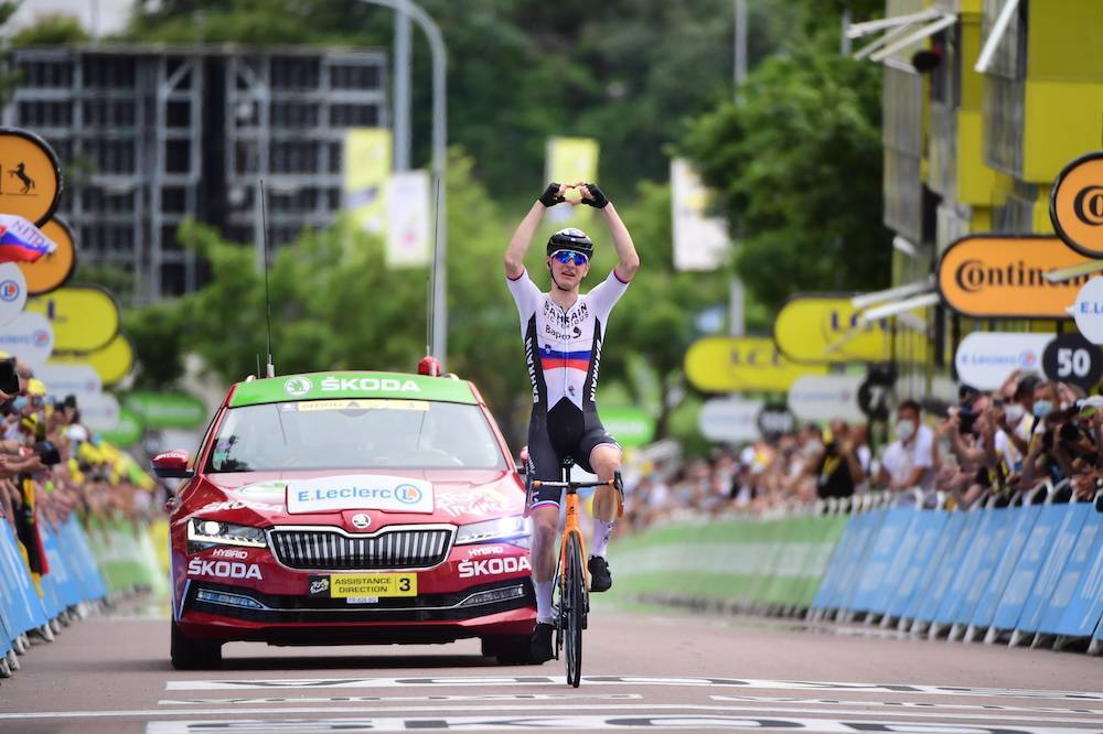 Tour de France 2021: etap 7. Wiktoria Mateja Mohorica po morderczym dniu