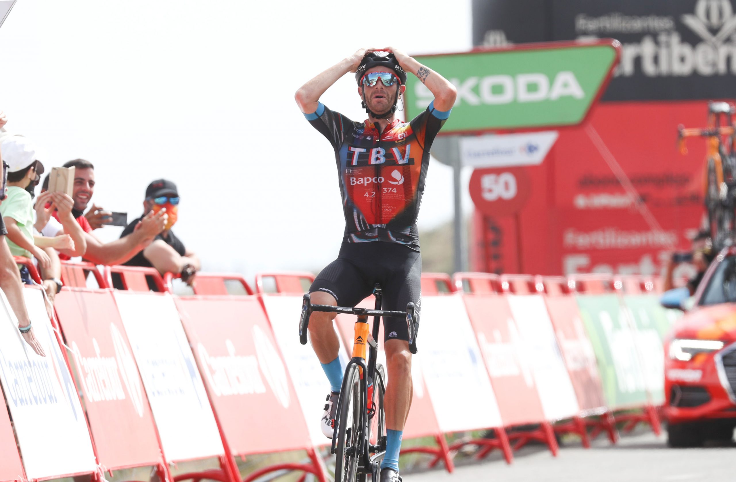 Vuelta a Espana 2021: etap 9. Damiano Caruso na szalonym etapie