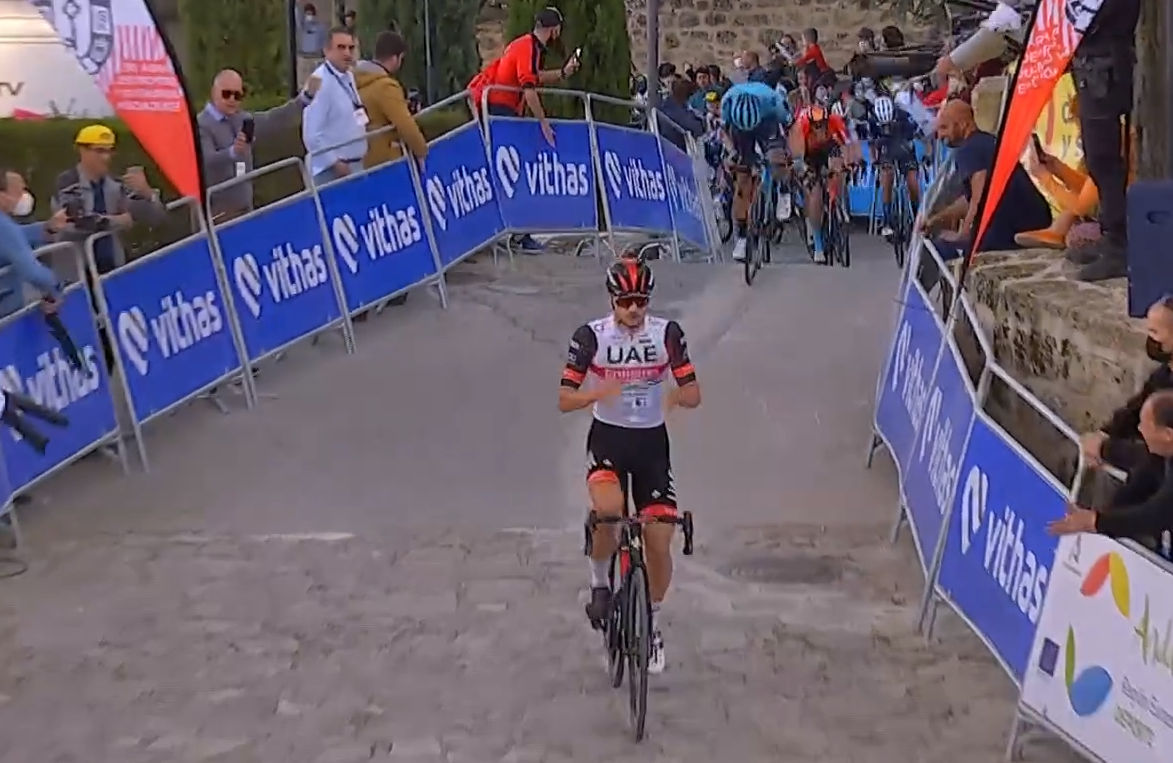 Vuelta a Andalucia 2022: etap 2. Alessandro Covi pierwszy na ściance
