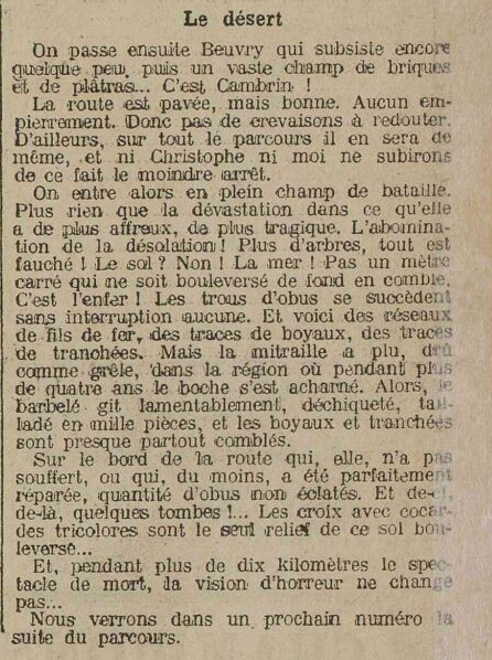 Paryż-Roubaix: opis piekła z 1919 roku