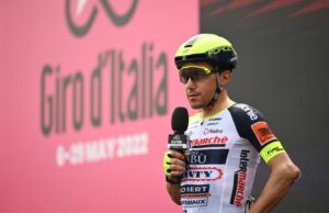 Domenico Pozzovivo na starcie etapu Giro d'Italia