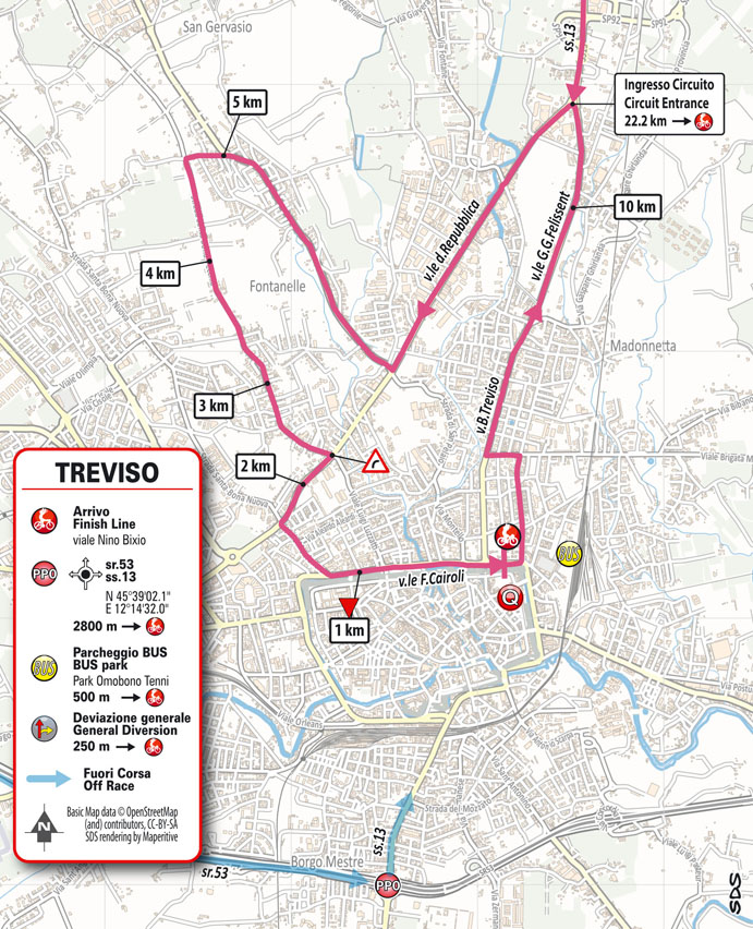Końcowe kilometry 18. etapu Giro d'Italia 2022
