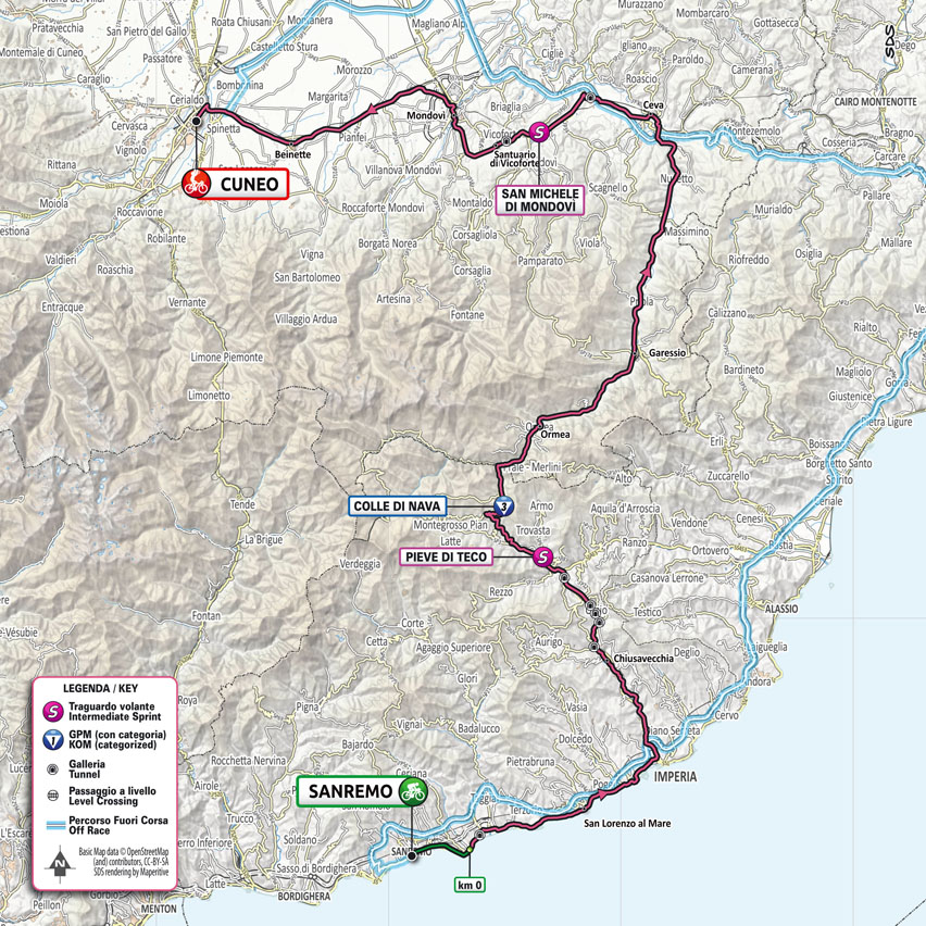 trasa przejazdu 13. etapu Giro d'Italia 2022