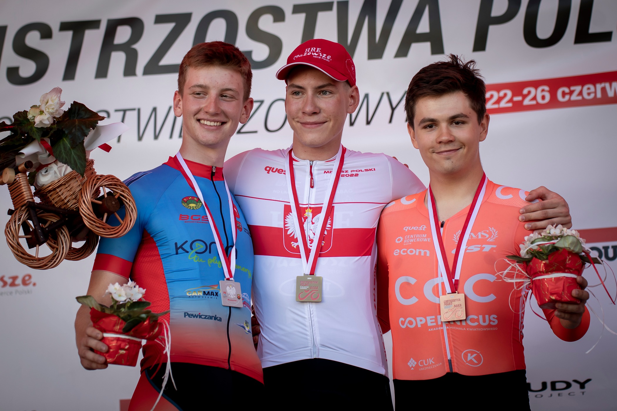 Mistrzostwa Polski 2022. Marek Kapela mistrzem Polski w jeździe na czas juniorów