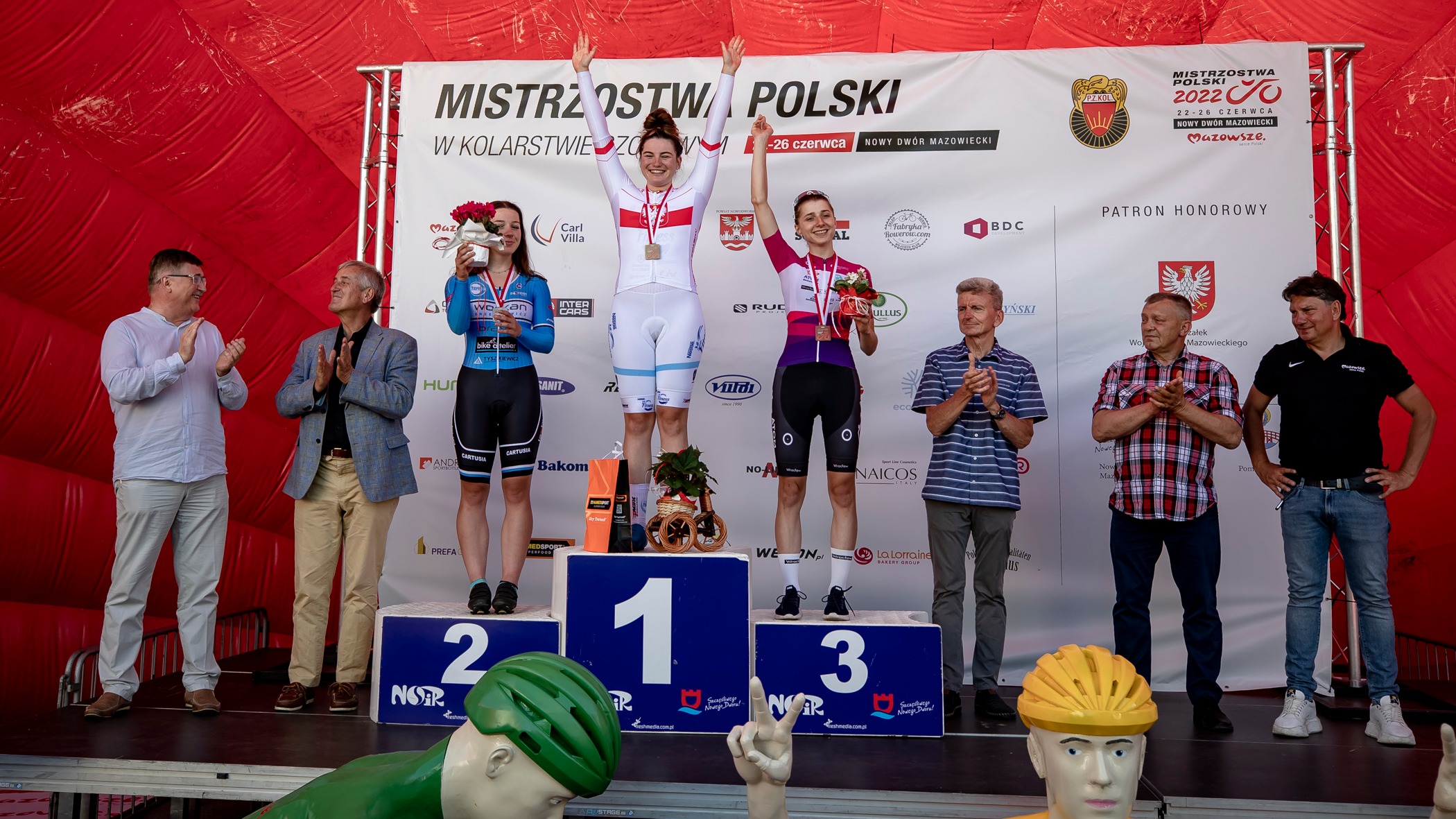 Paulina Pastuszek na podium mistrzostw Polski