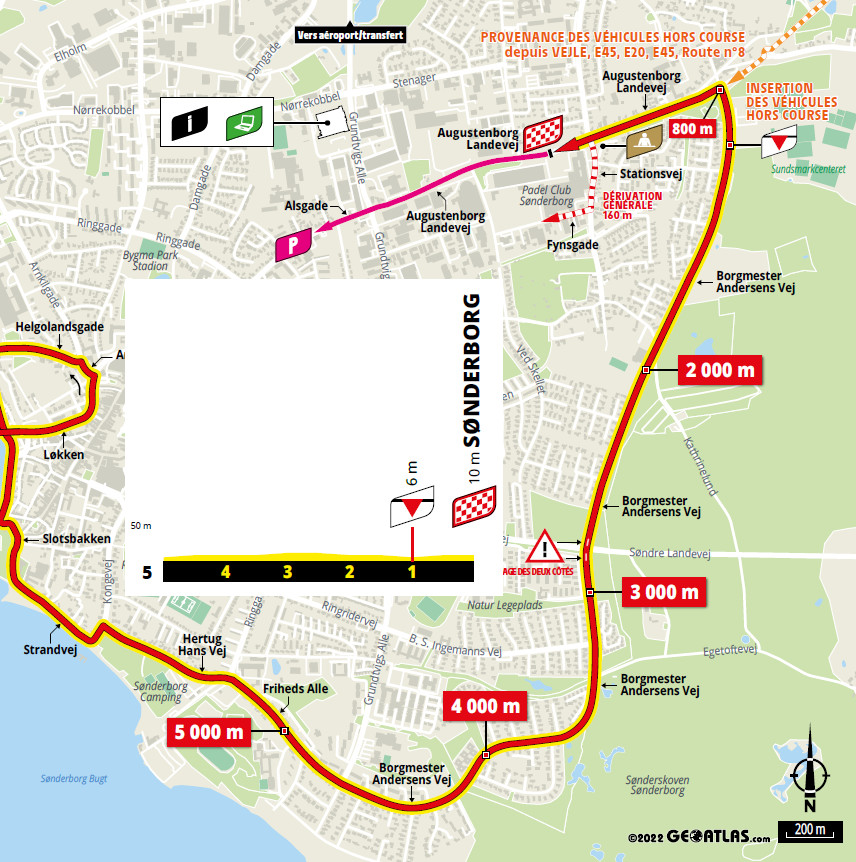 końcowe kilometry 3. etapu Tour de France 2022