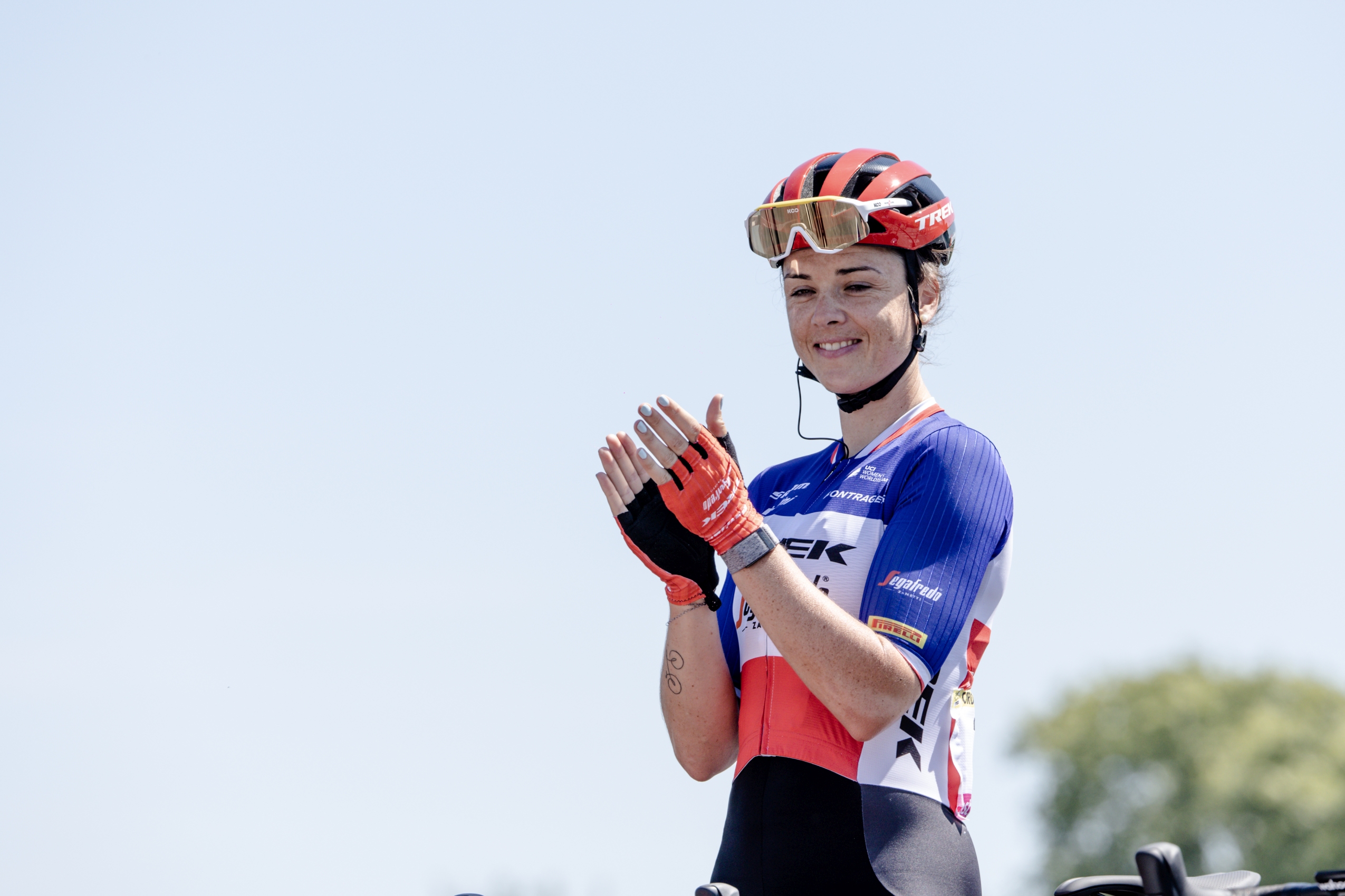 Audrey Cordon-Ragot na starcie Tour de France Femmes