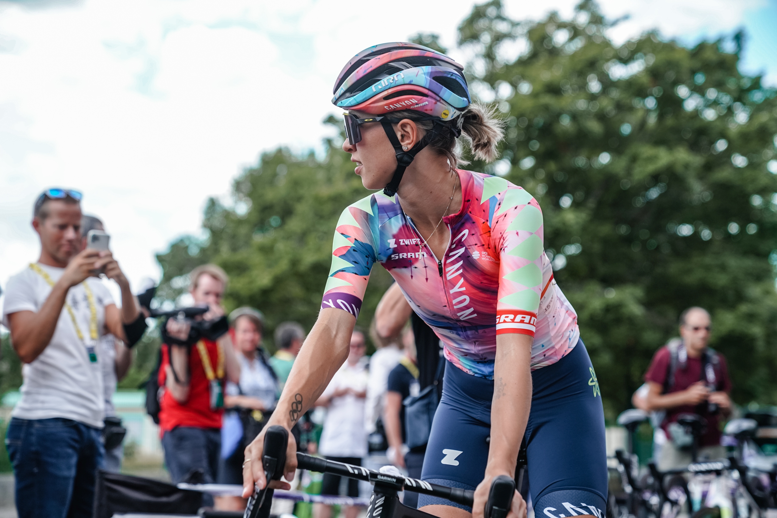 Katarzyna Niewiadoma na trasie Tour de France Femmes