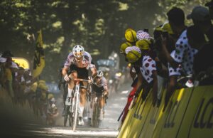 Bob Jungels na trasie Tour de France