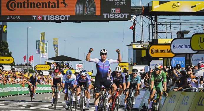 Tour de France 2022: etap 2. Fabio Jakobsen w ostatniej chwili