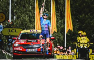 Hugo Houle na mecie Tour de France w pirenejskim Foix