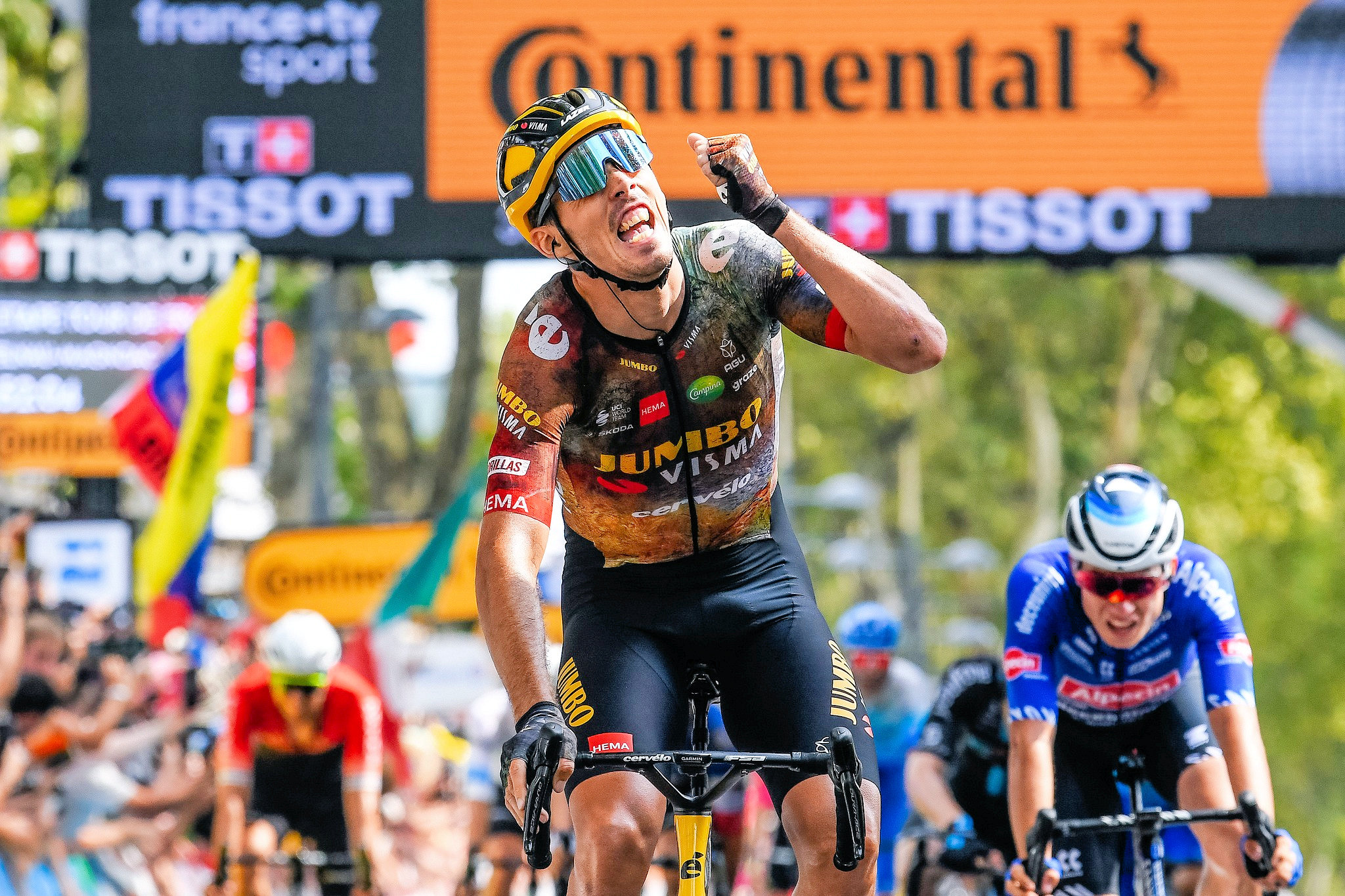 Tour de France 2022: etap 19. Christophe Laporte zagrał ze sprinterami