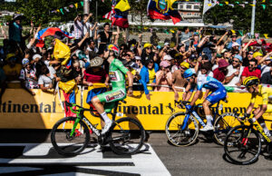 Wout van Aert na mecie 8. etapu Tour de France 2022