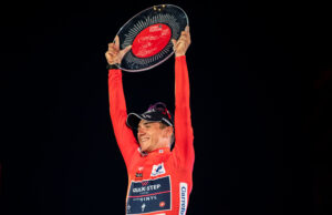 Remco Evenepoel na podium Vuelta a Espana