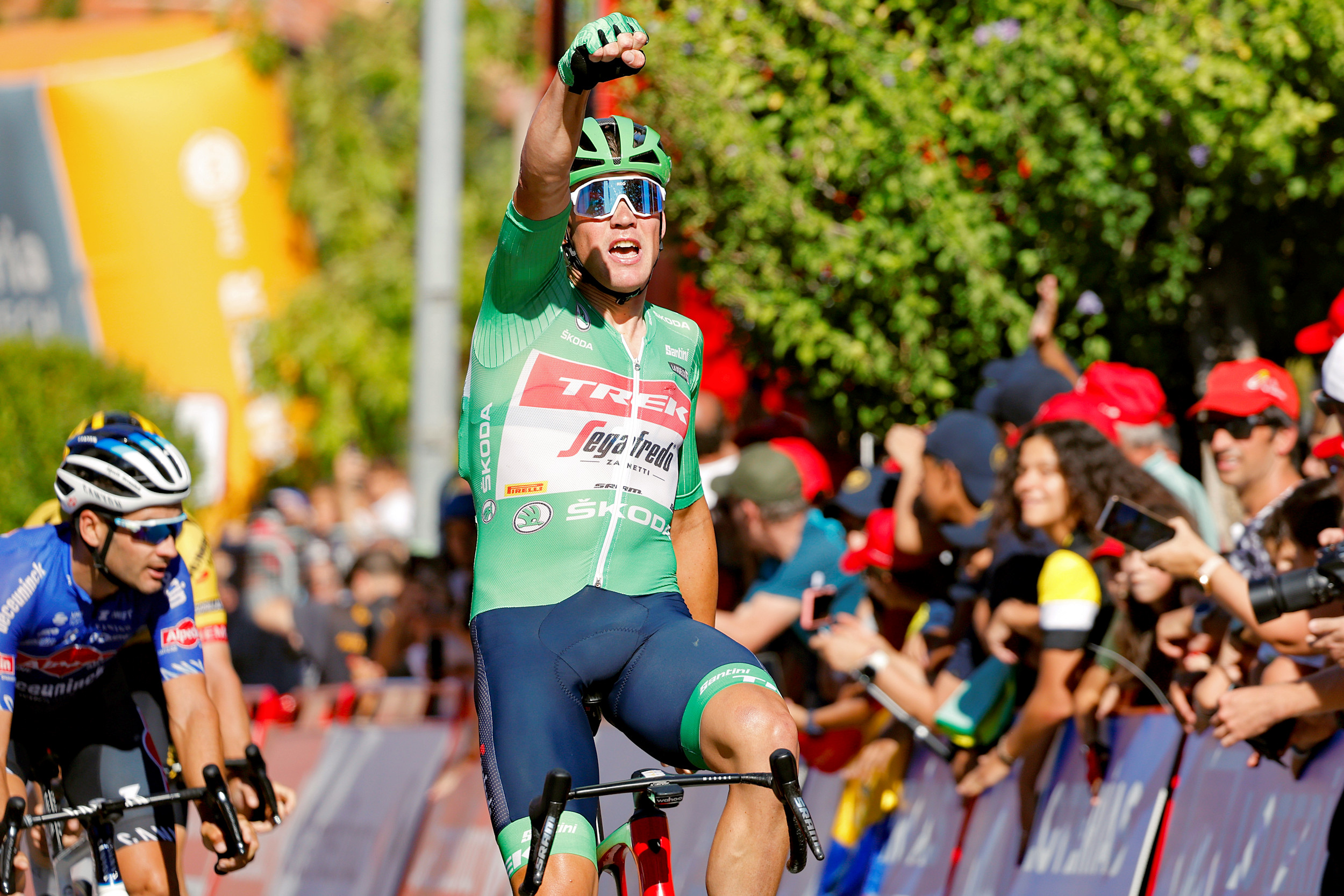 Vuelta a Espana 2022: etap 19. Mads Pedersen po raz trzeci