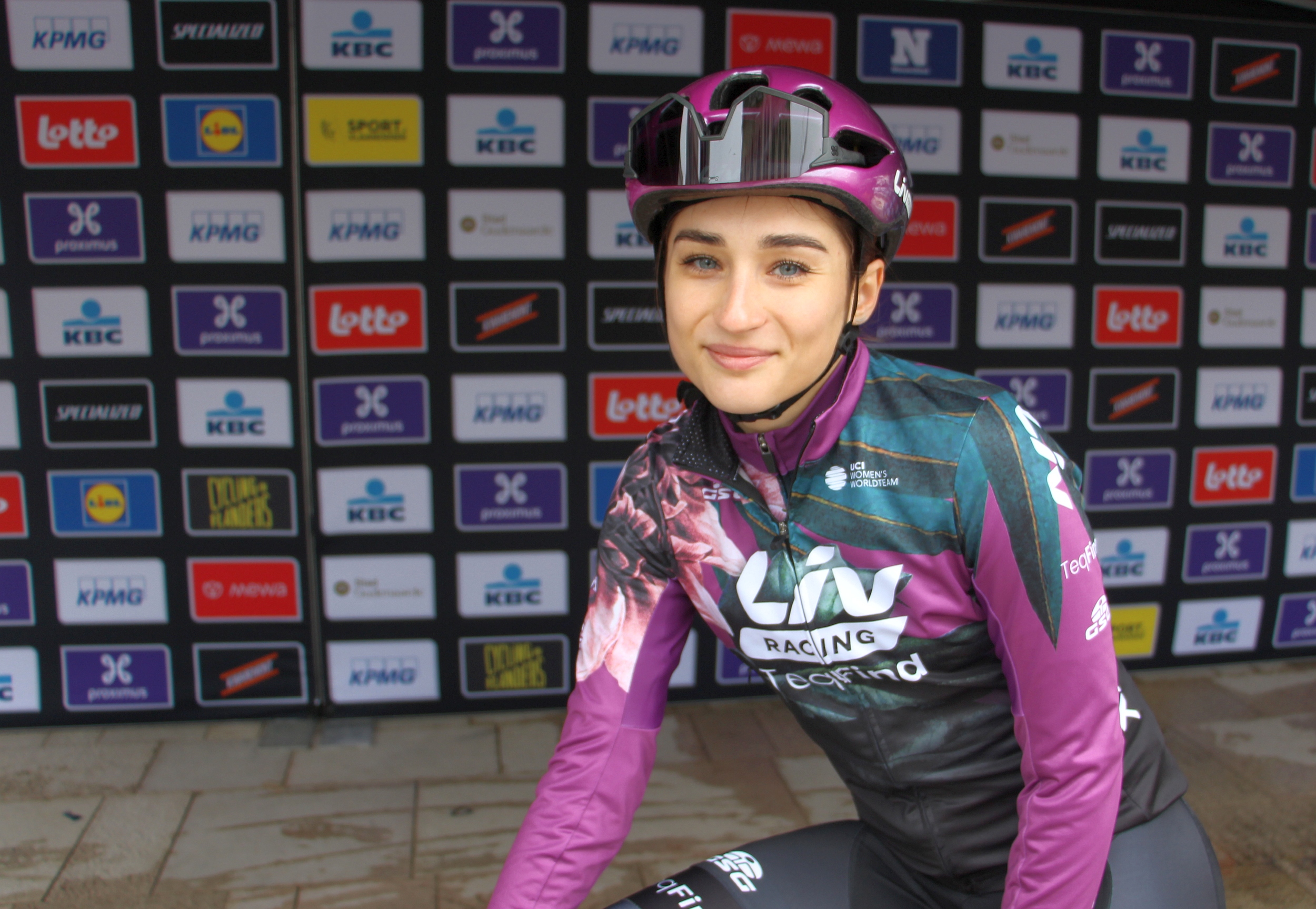 Marta Jaskulska przed Ronde van Vlaanderen