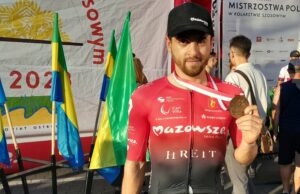 Marcin Budziński z brązowym medalem mistrzostw Polski w kolarstwie szosowym