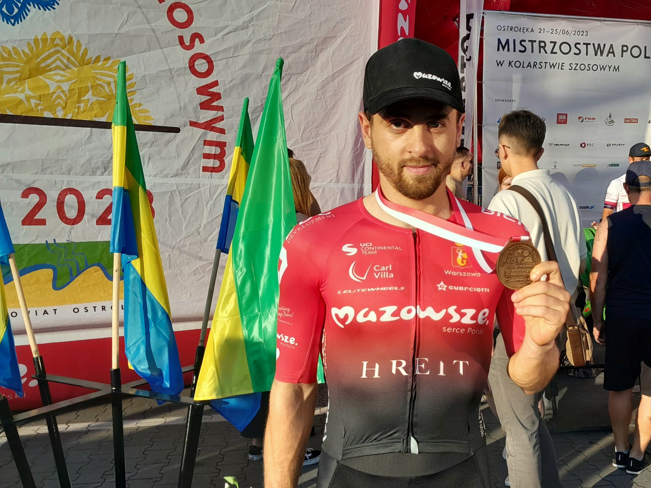 Marcin Budziński z brązowym medalem mistrzostw Polski w kolarstwie szosowym