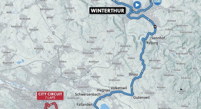 Trasy mistrzostw świata w kolarstwie szosowym, Zurych 2024