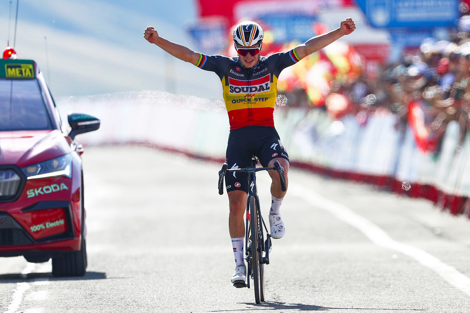 Vuelta a Espana 2023: etap 14. Remco Evenepoel reaktywacja