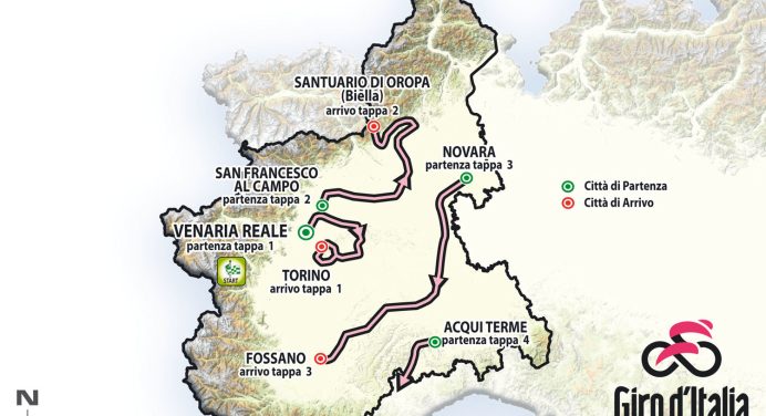 Początek Giro d’Italia 2024 w Piemoncie