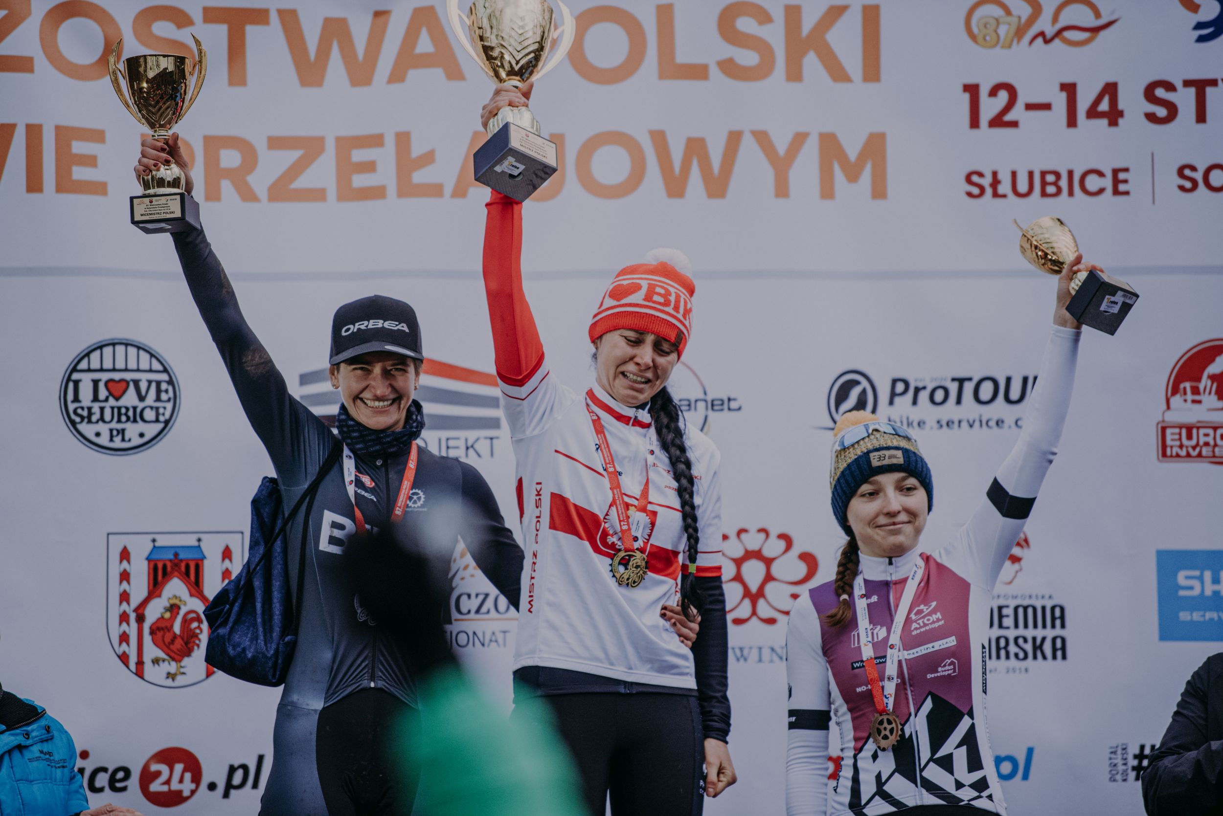 Zuzanna Krzystała na podium Przełajowych Mistrzostw Polski