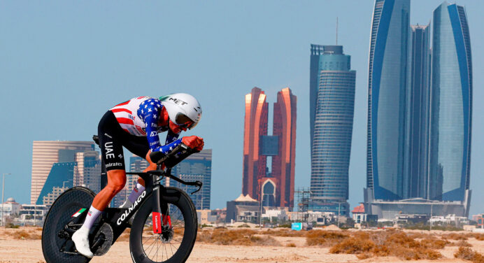 UAE Tour 2024: etap 2. Brandon McNulty wygrał czasówkę